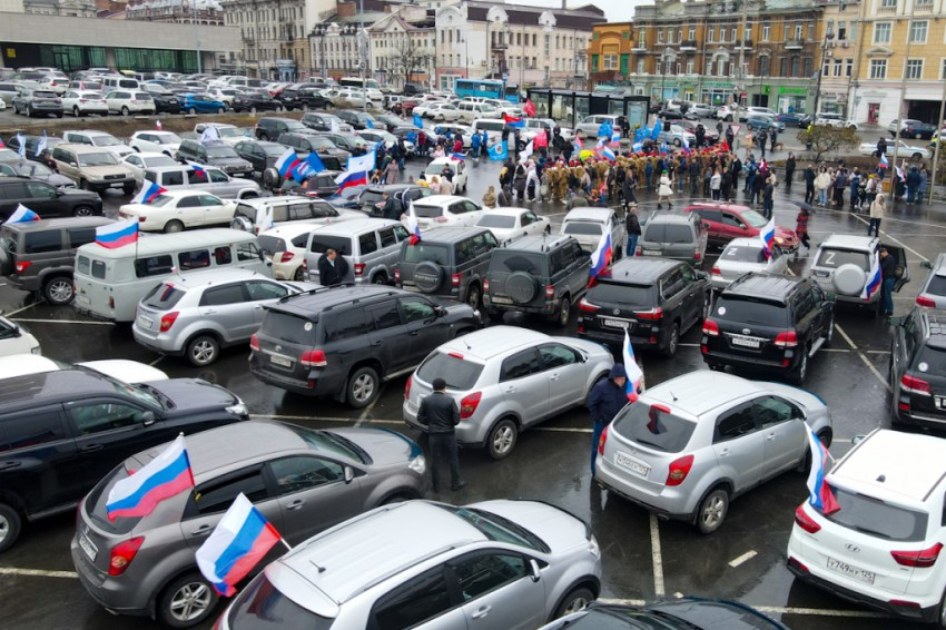 В Приморье дали старт автопробегу «Zа мир без нацизма!»