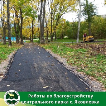 Ремонт центрального парка с. Яковлевка